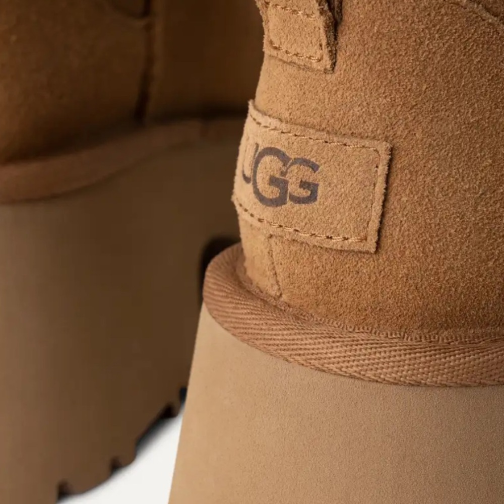 🐪 NEW IN BOX 🐪 UGG Classic Ultra Mini New Heights size 8